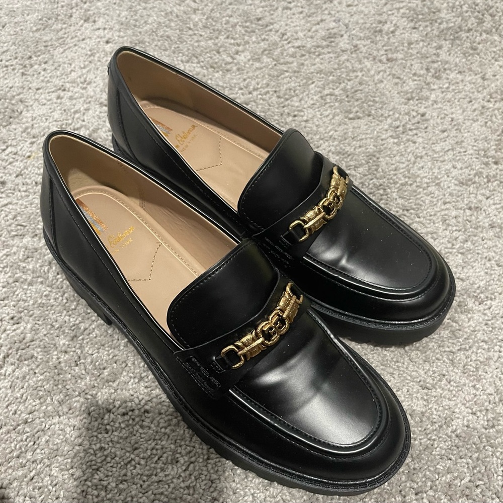 Sam Edelman Teo Lug Loafer gold hardware